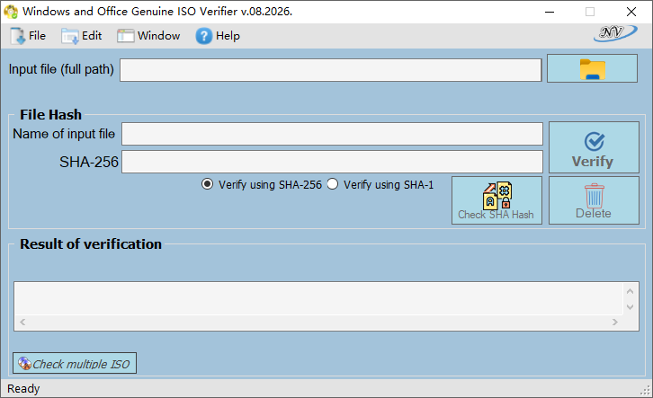 Windows and Office Genuine ISO Verifier截图