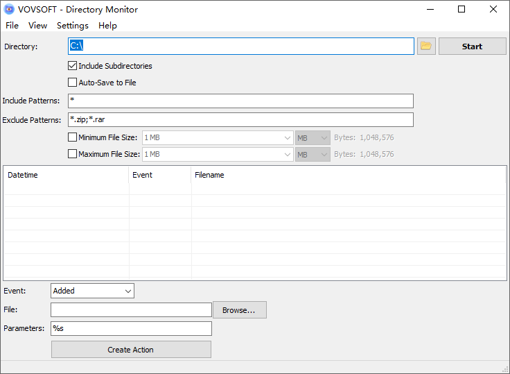 VovSoft Directory Monitor截图