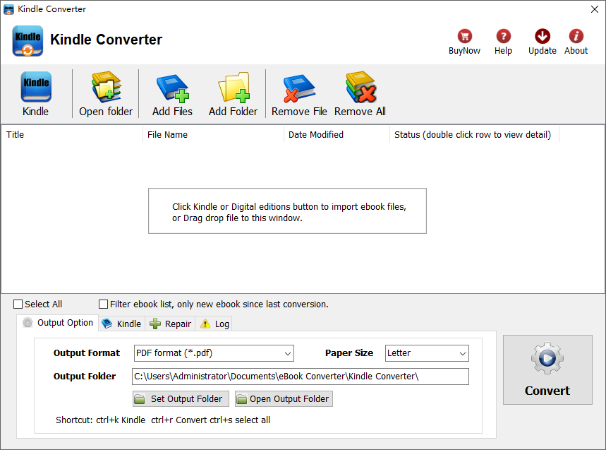 Kindle Converter截图
