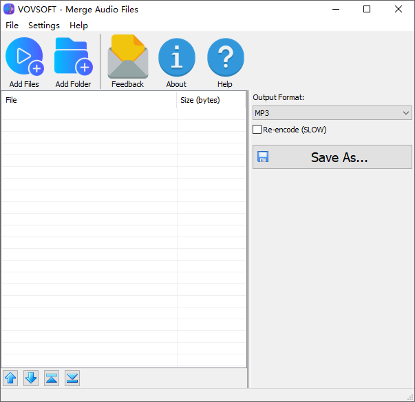 VovSoft Merge Audio Files截图