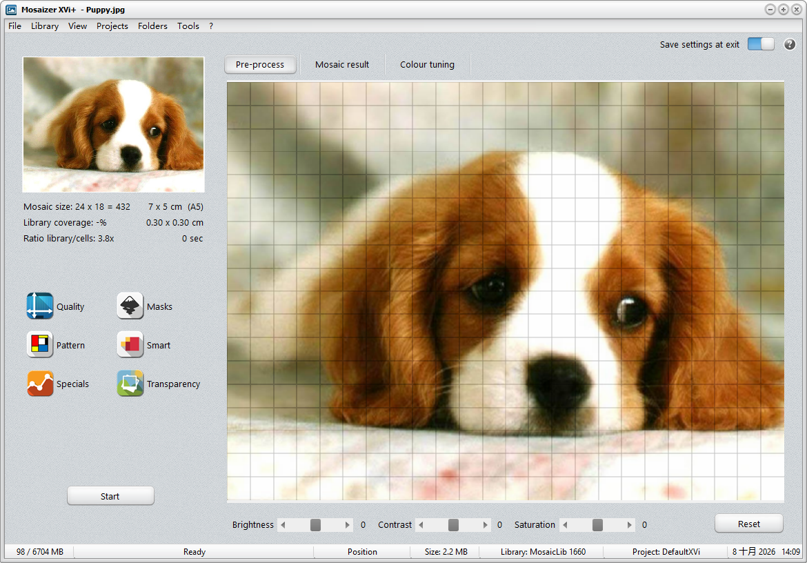 Mosaizer XVi截图