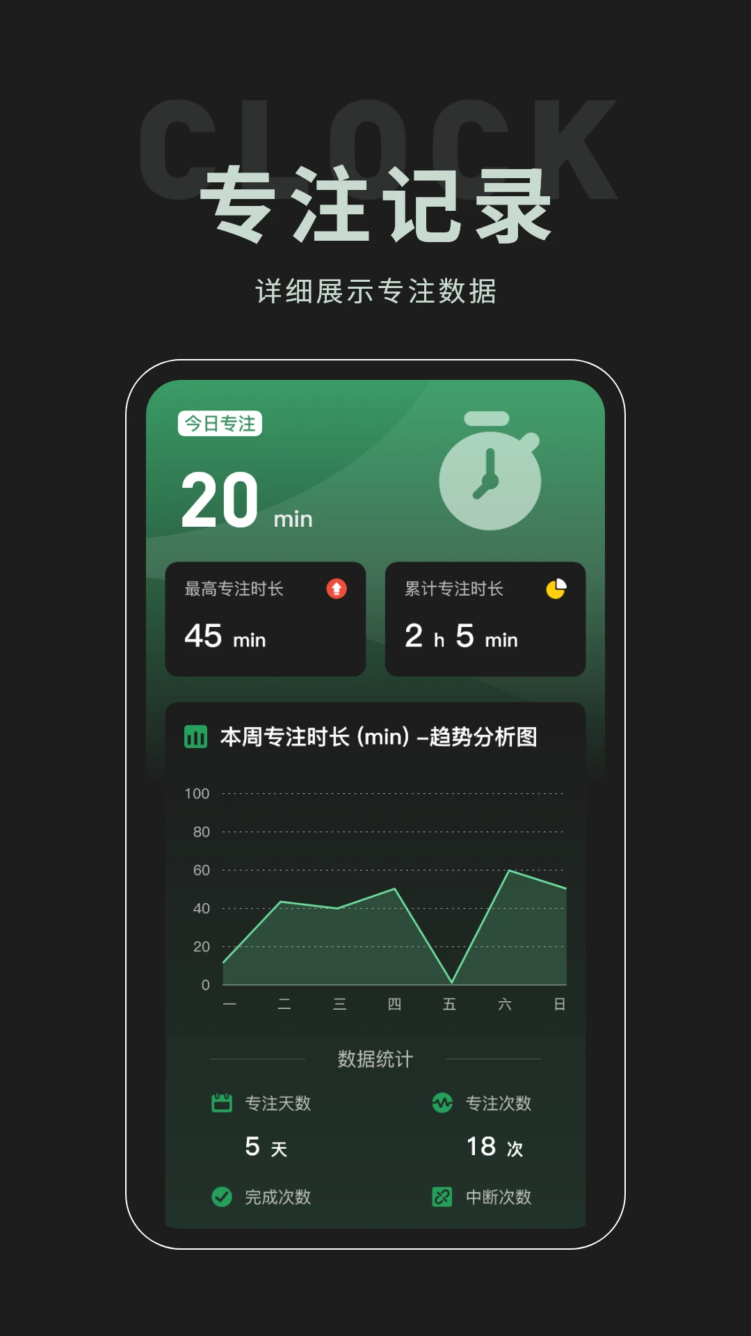 桌面时钟组件截图