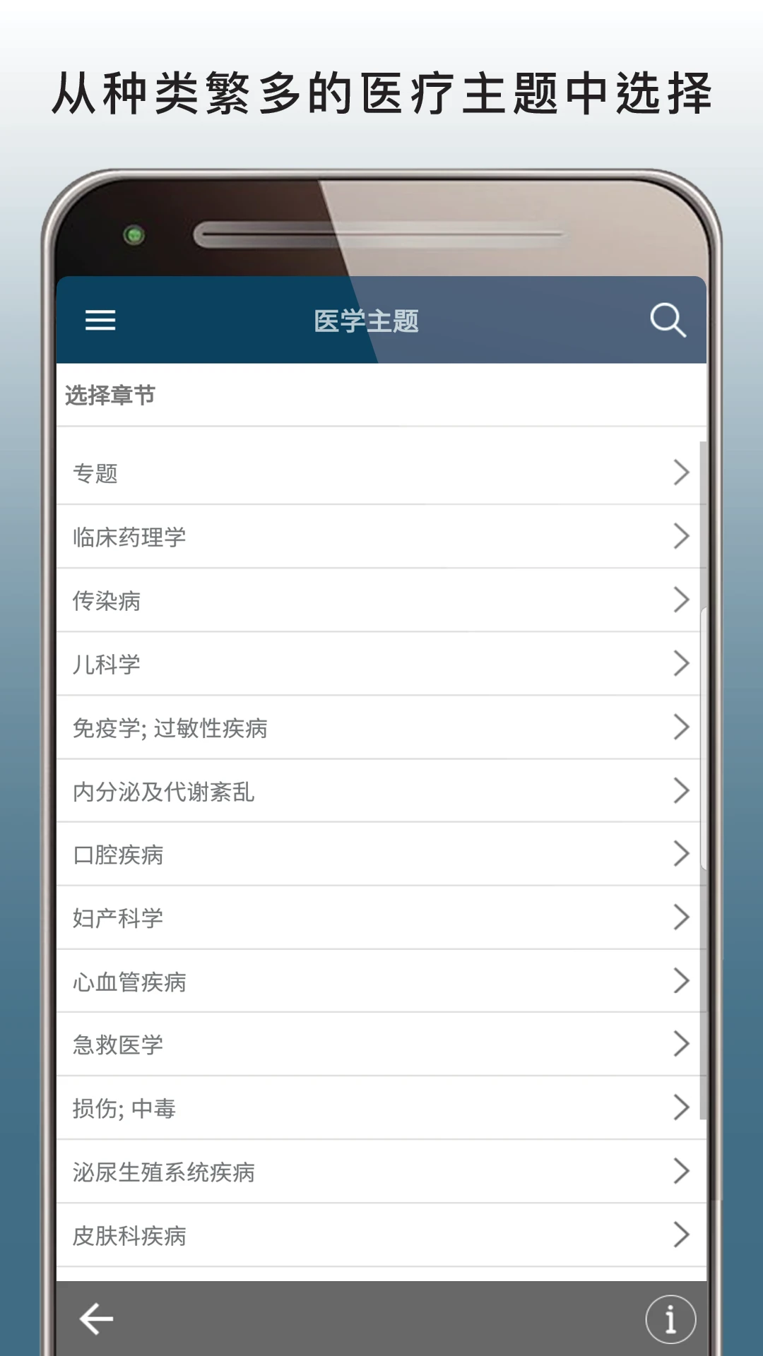 MSD Manual Pro截图