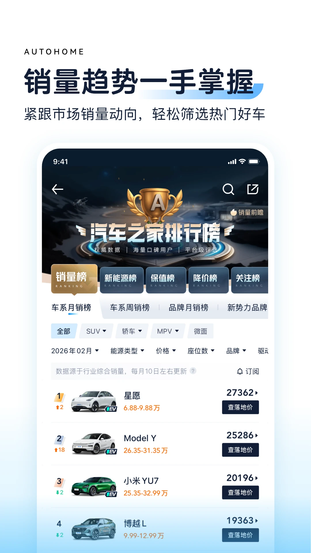 汽车之家截图