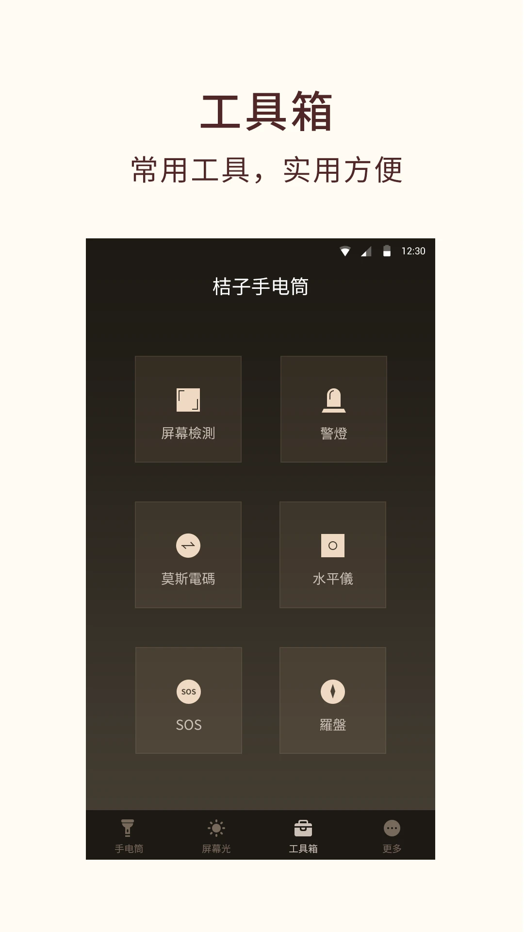 桔子手电筒截图
