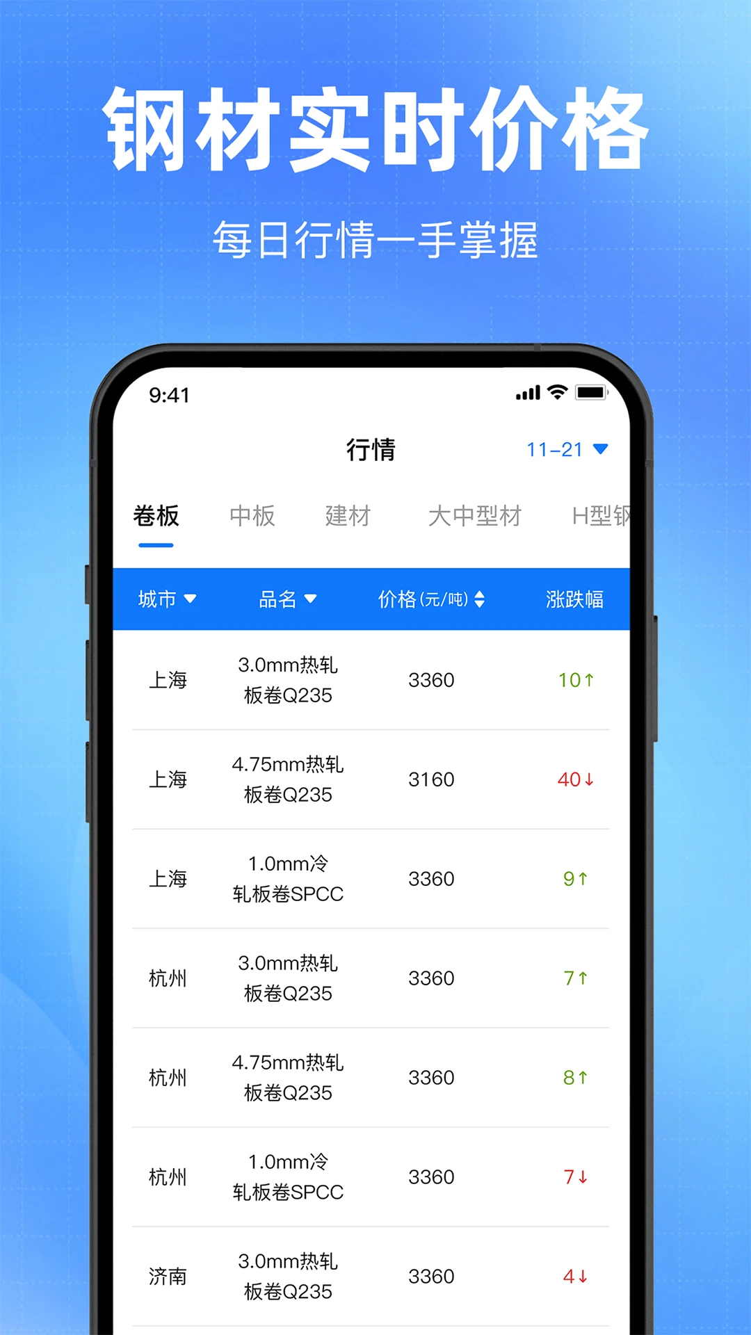 钢材计算器截图