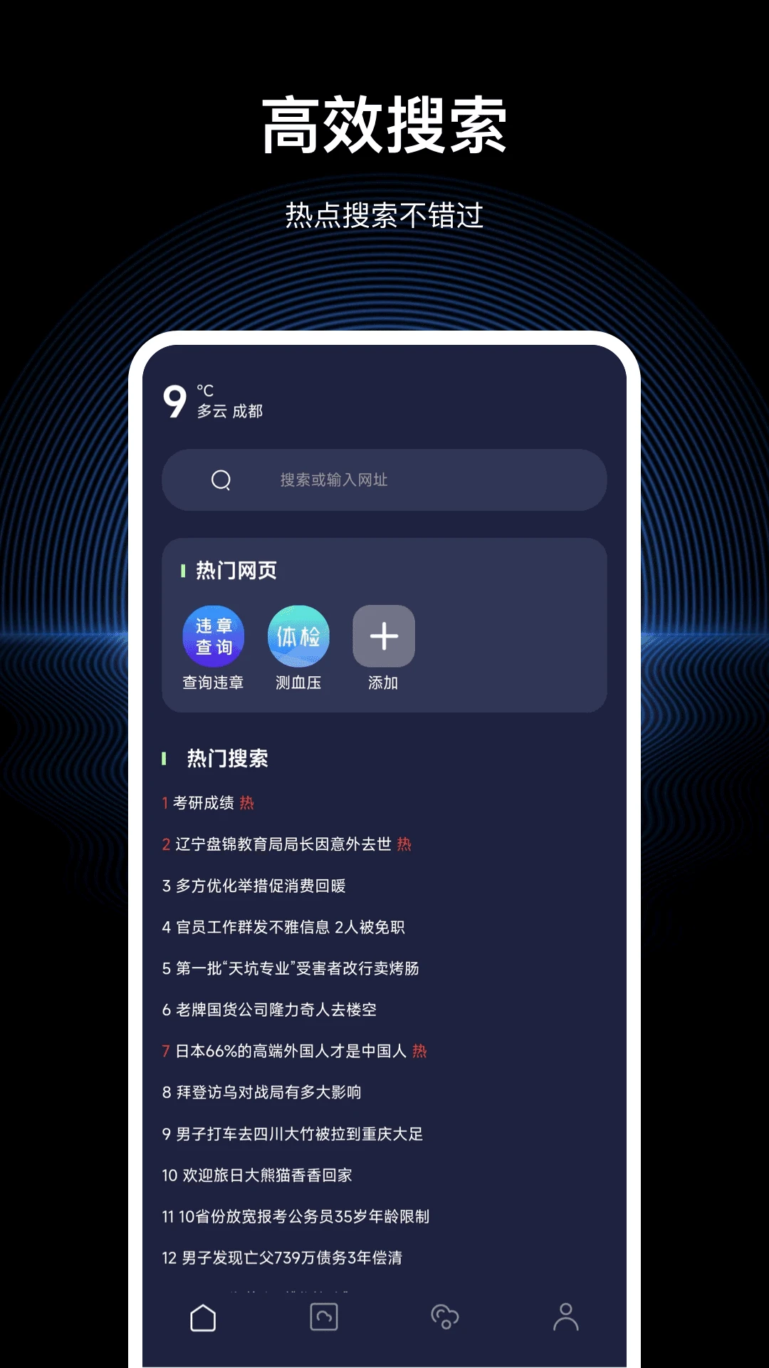 隐私浏览器截图