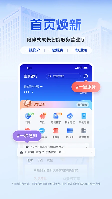 富民银行截图