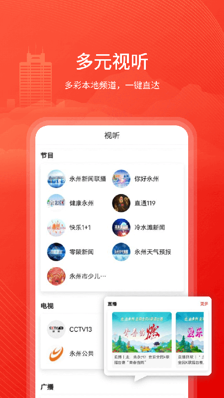 今日永州截图
