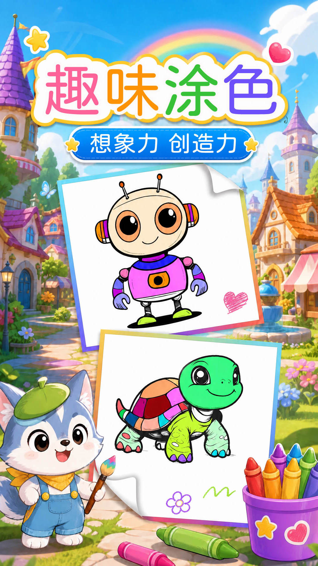 宝宝画画简笔画截图