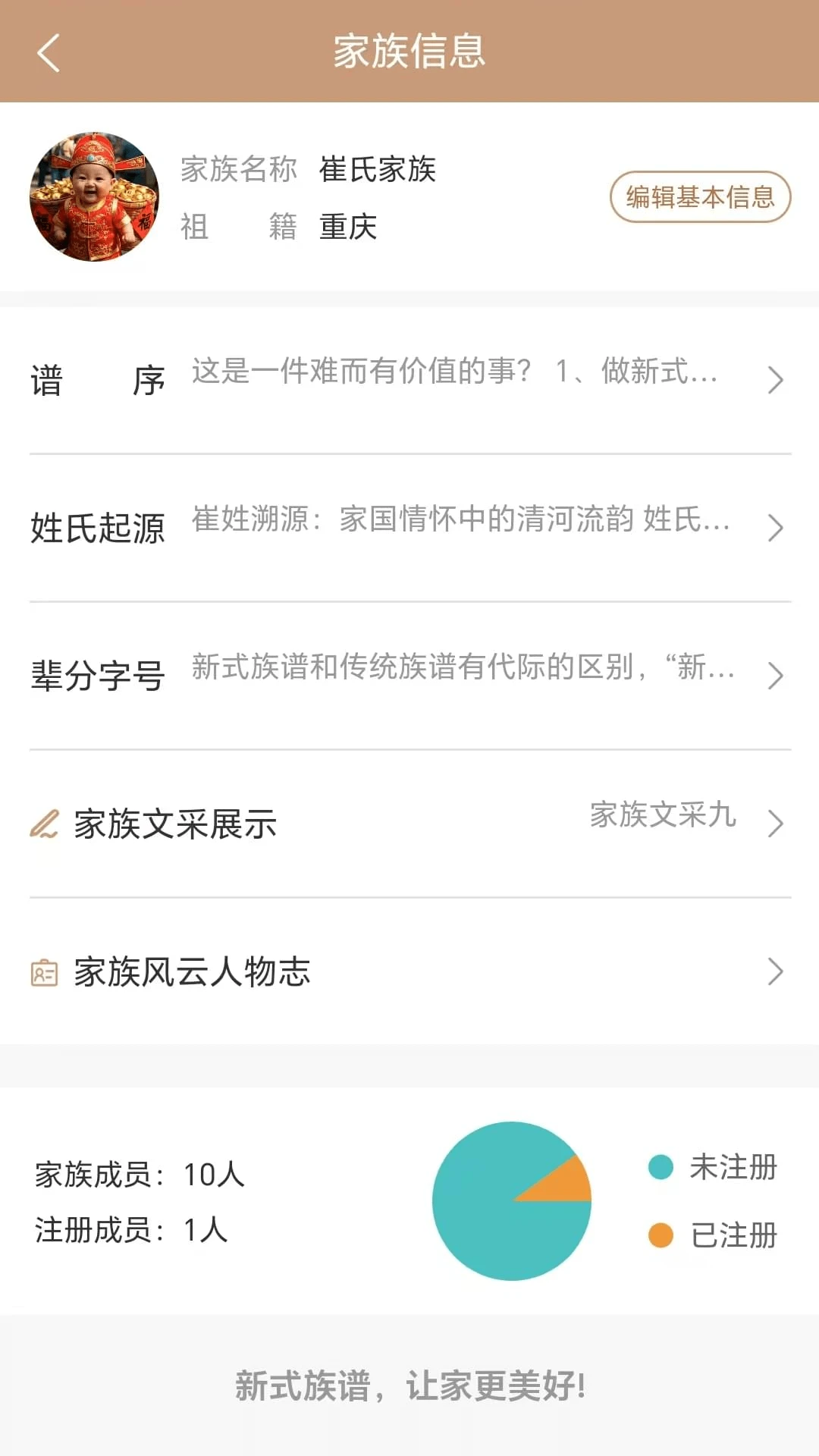新式族谱截图