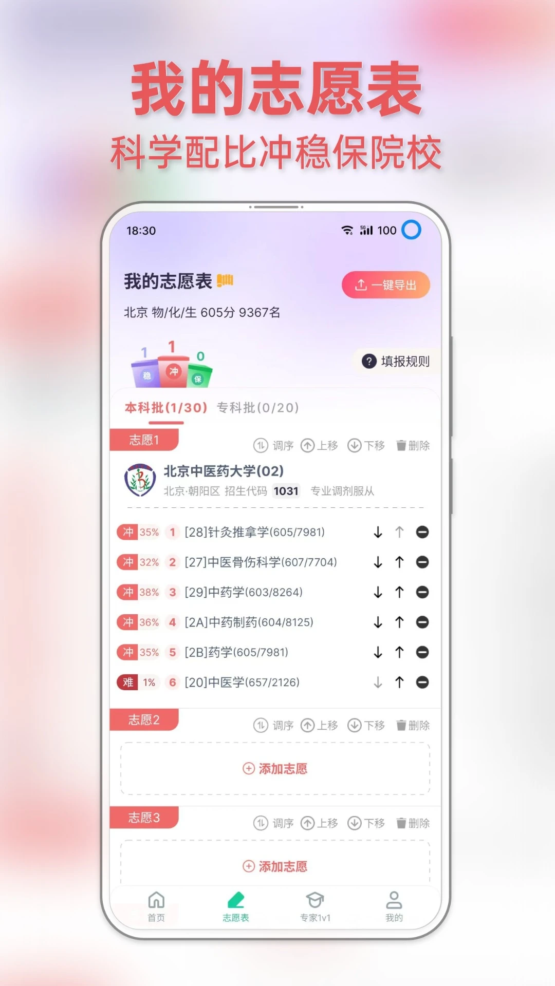 前程志愿截图