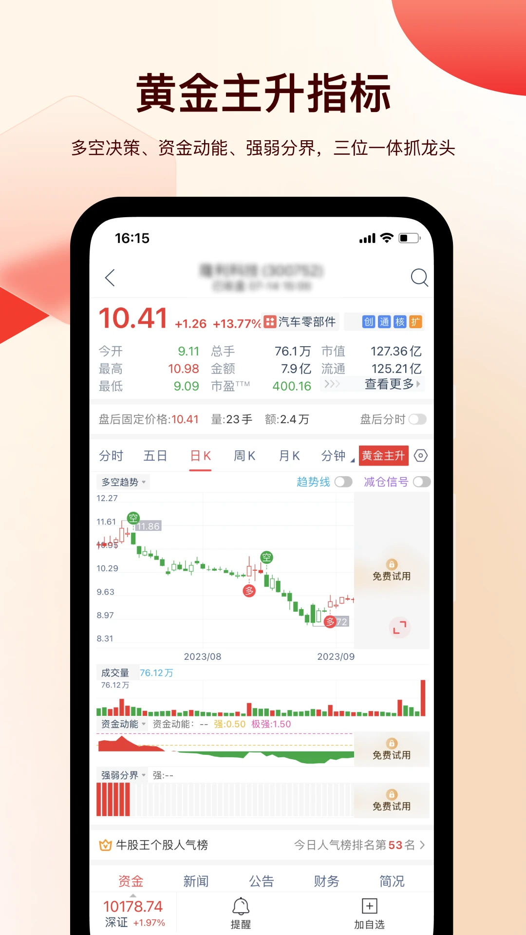 牛股王量化决策截图