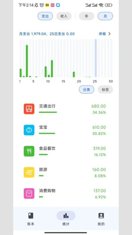小鹿记账截图
