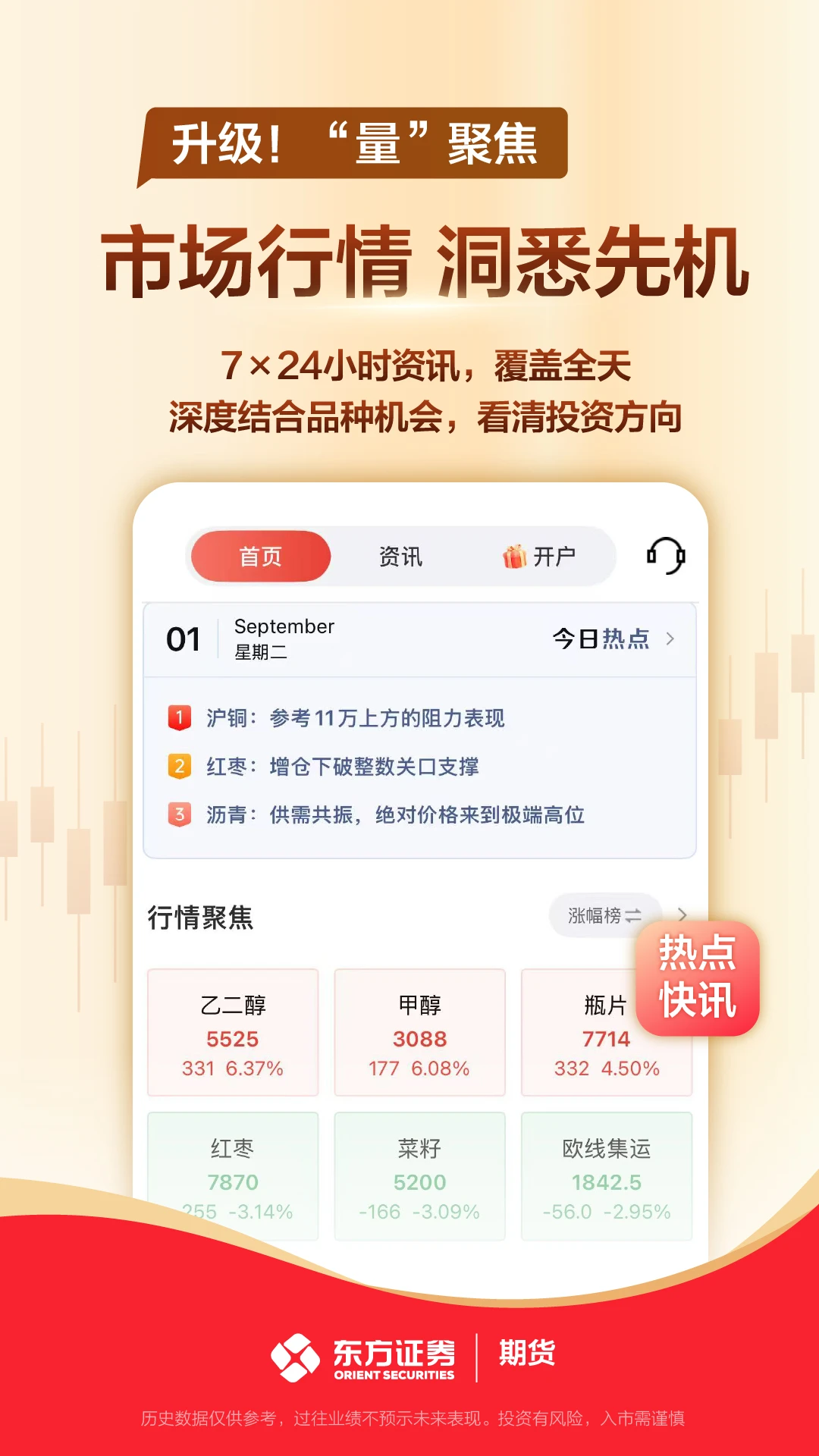 东方证券期货截图