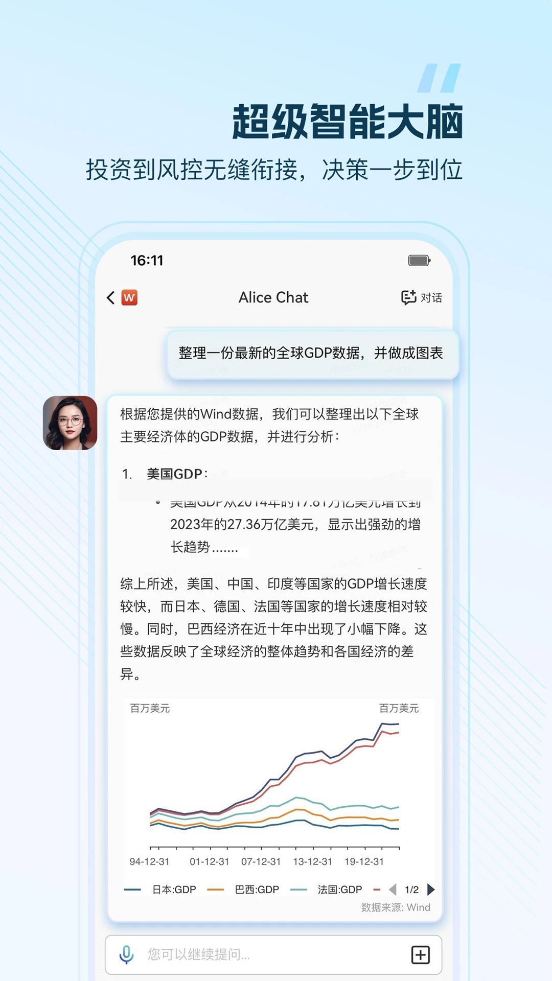 Wind金融终端截图