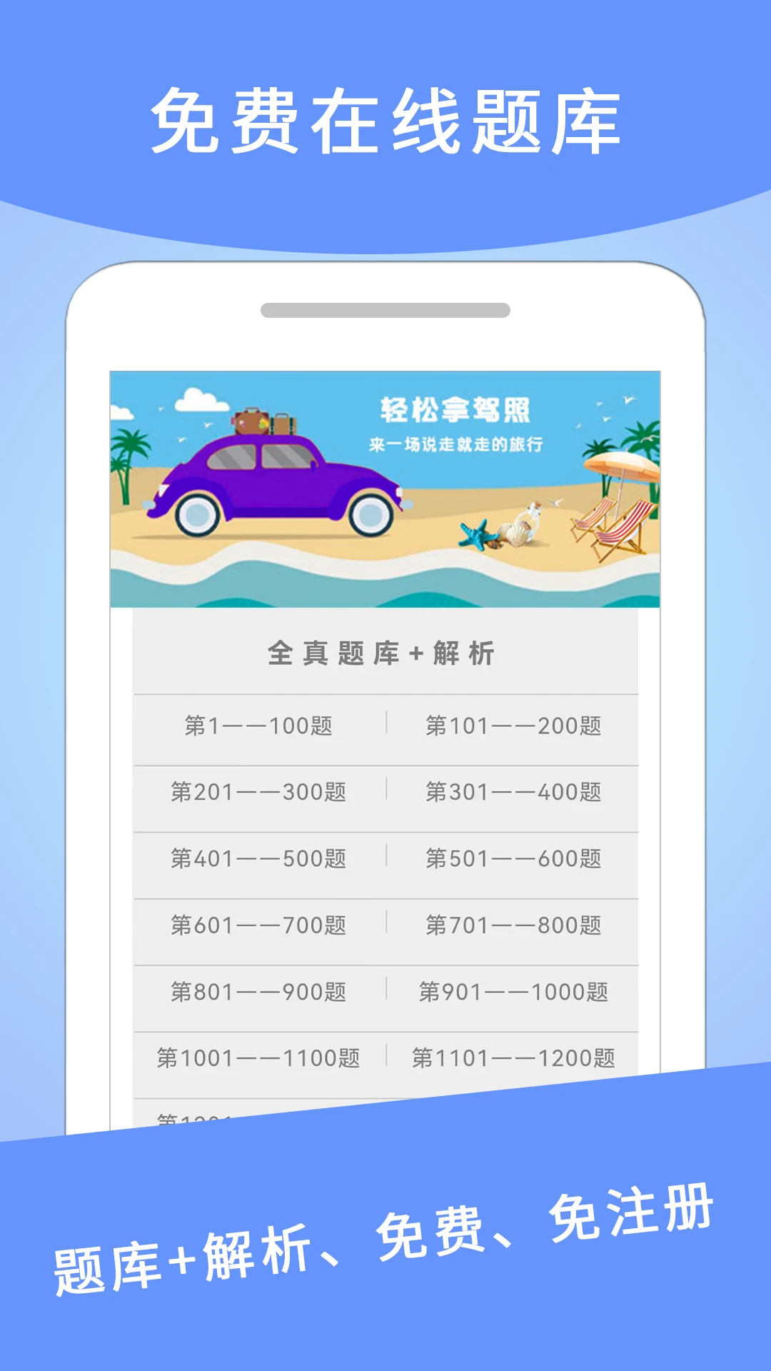 驾考驾照科目一截图