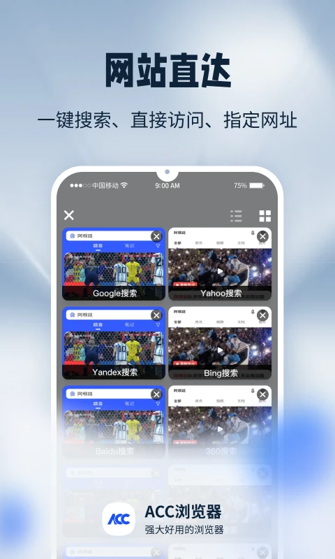ACC浏览器截图