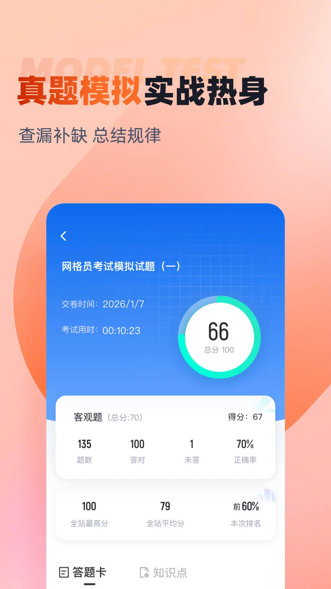 网格员考试聚题库截图