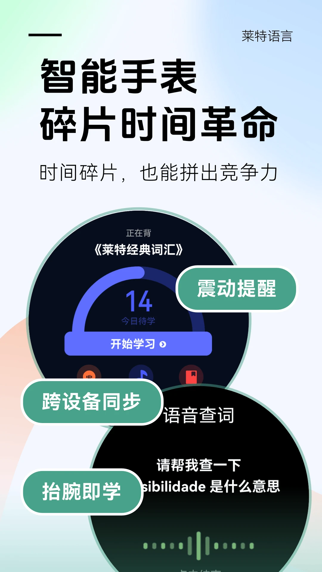 莱特葡萄牙语学习背单词截图