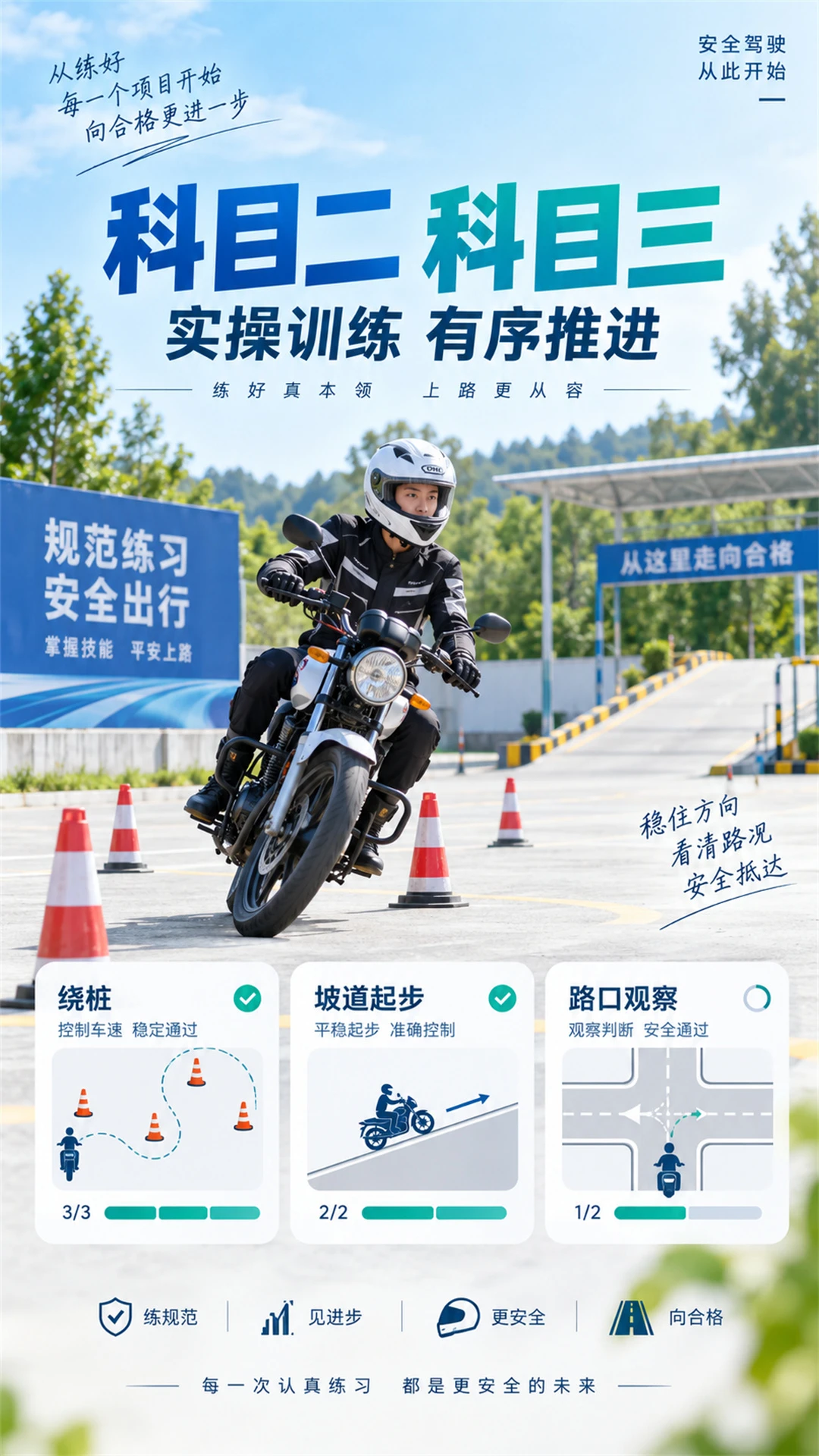 摩托车驾考学堂截图