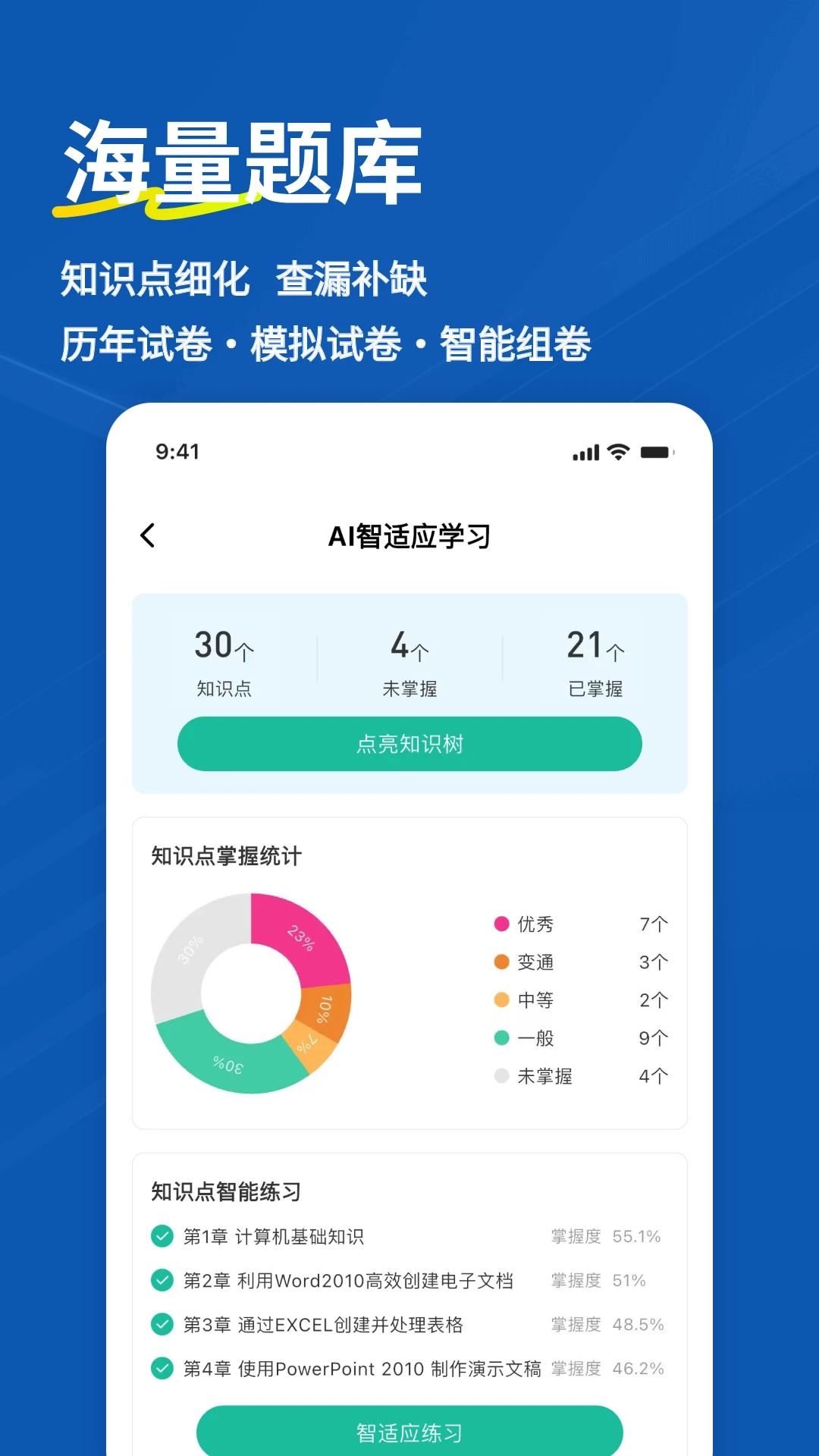 计算机二级练题狗截图