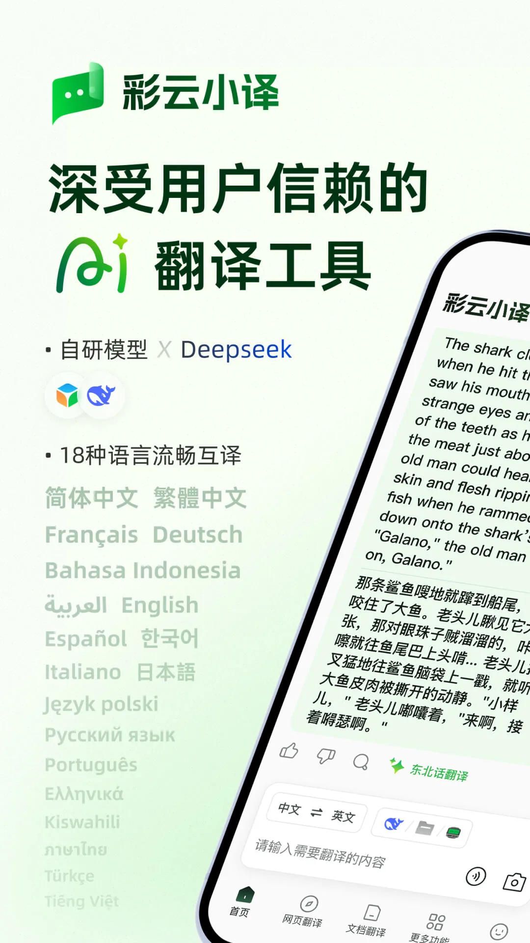 彩云小译截图