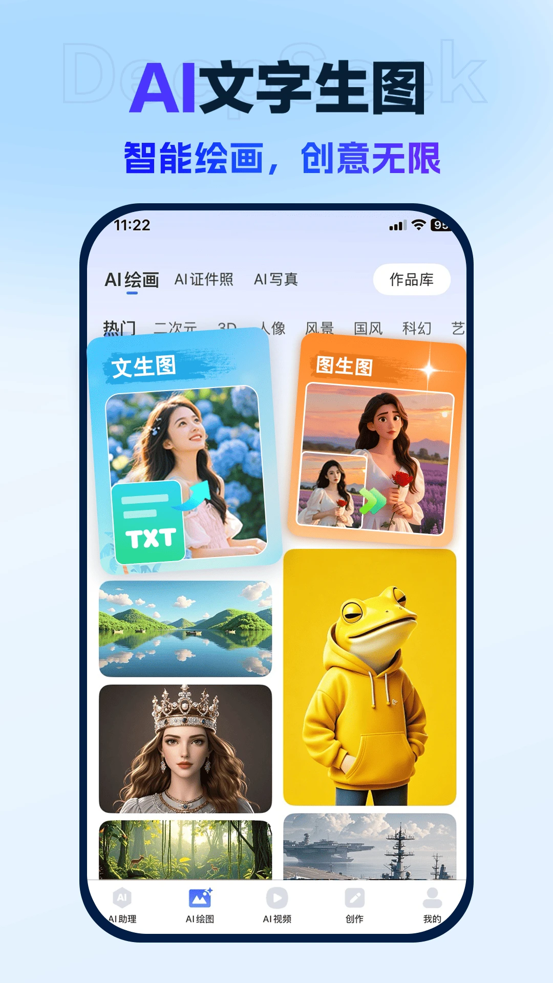 AI创作树截图